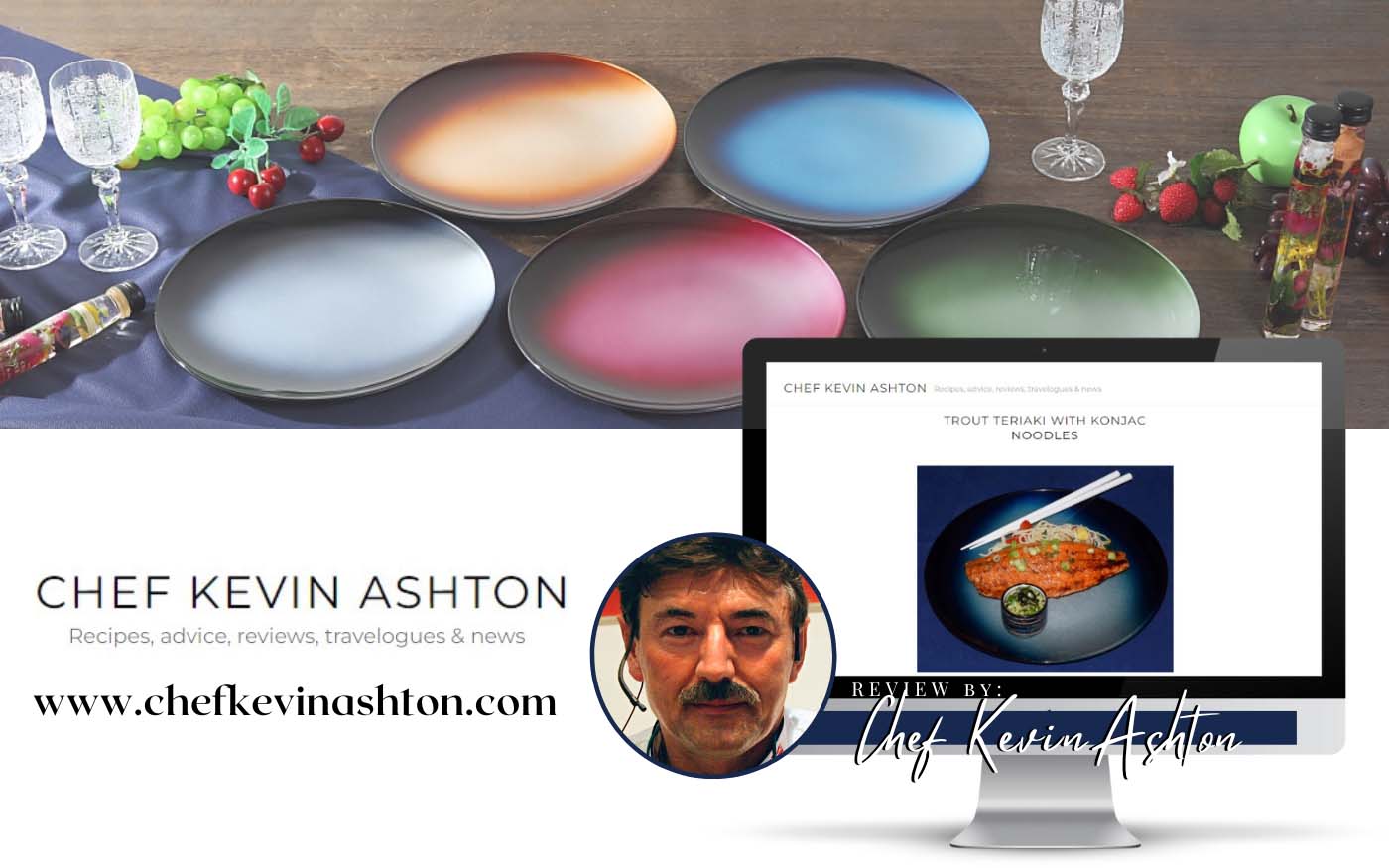 Review by Chef Kevin Ashton - Urushi Glass Plate 