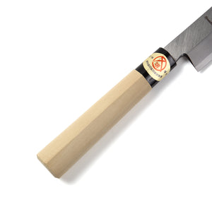 [Open-Box] Syosaku Japanese Sushi Sashimi Chef Knife Kigami (Yellow Steel) No.2 D-Shape Magnolia Wood Handle, Yanagiba 10.5-inch (270mm) - ships from California - Syosaku-Japan