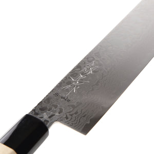 [Open-Box] Syosaku Japanese Vegetable Knife Damascus ZA18 69 Layer Octagonal Magnolia Wood Handle, Nakiri 6.3-inch (160mm) - ships from California - Syosaku-Japan