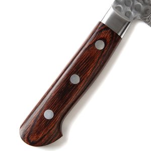 [Open-Box] Syosaku Japanese Chef Knife Hammered Damascus VG-10 16 Layer Mahogany Handle, Gyuto 8.3-inch (210mm) - ships from California - Syosaku-Japan