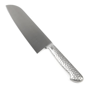 Syosaku Japanese Multi Purpose Best Sharp Kitchen Chef Knife INOX AUS-8A Stainless Steel Integrated Handle, Santoku 7-inch (180mm) - Syosaku-Japan