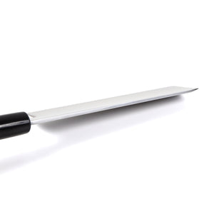 Syosaku Japanese Sushi Vegetable Best Sharp Kitchen Chef Knife Shiroko(White Steel) No.2 D-Shape Magnolia Wood Handle, Edo Usuba 6.5-inch (165mm) - Syosaku-Japan