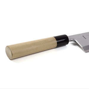 Syosaku Japanese Sushi Fillet Best Sharp Kitchen Chef Knife Shiroko(White Steel)-No.2 D-Shape Magnolia Wood Handle, Deba 8.3-inch (210mm) - Syosaku-Japan